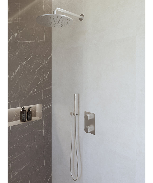 Wiesbaden Caral inbouwthermostaat doucheset 30 cm chroom | Schwertz & Co