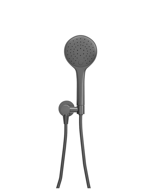 Wiesbaden UniMatch handdoucheset 3 standen gunmetal | Schwertz & Co