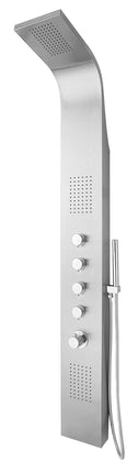 Xellanz Huron thermostatische douchekolom 165 x 20 cm RVS | Schwertz & Co