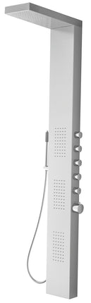 Xellanz Ohio thermostatische douchekolom 158 x 20 cm RVS | Schwertz & Co