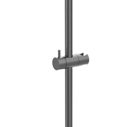 Wiesbaden UniMatch glijstang met wateraansluiting 76,5 cm gunmetal | Schwertz & Co