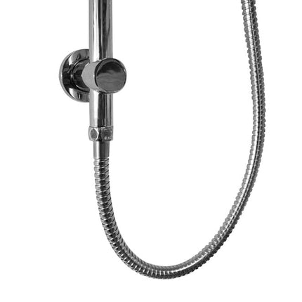 Wiesbaden UniMatch glijstang met wateraansluiting 76,5 cm chroom - detailfoto | Schwertz & Co