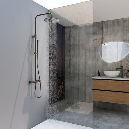 Xellanz Sen eco regendoucheset gunmetal - detailfoto | Schwertz & Co