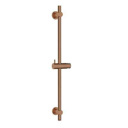 Wiesbaden UniMatch glijstang met wateraansluiting 76,5 cm geborsteld brons koper | Schwertz & Co