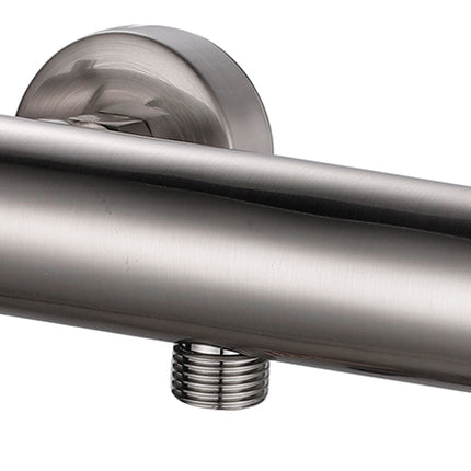 Xellanz Rio thermostatische douchemengkraan 12 cm geborsteld staal | Schwertz & Co