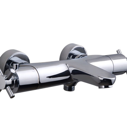Xellanz Cross thermostatische badmengkraan chroom | Schwertz & Co