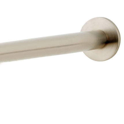 Wiesbaden Caral baduitloop rond 30 cm geborsteld staal | Schwertz & Co