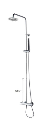Xellanz Caralda Eco regendoucheset chroom - detailfoto | Schwertz & Co