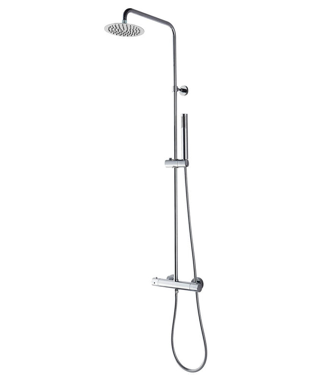 Xellanz Caralda Eco regendoucheset opbouw chroom | Schwertz & Co