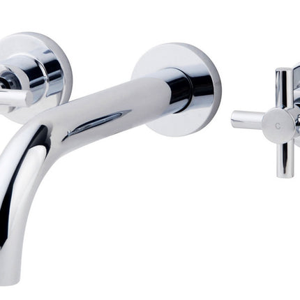 Xellanz Cross inbouw wastafelkraan compleet chroom | Schwertz & Co