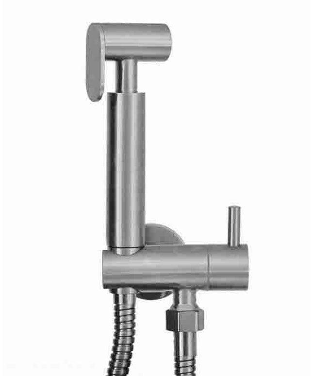 Wiesbaden 304 Tivaro set bidet avec douchette inox brossé | Schwertz & Co