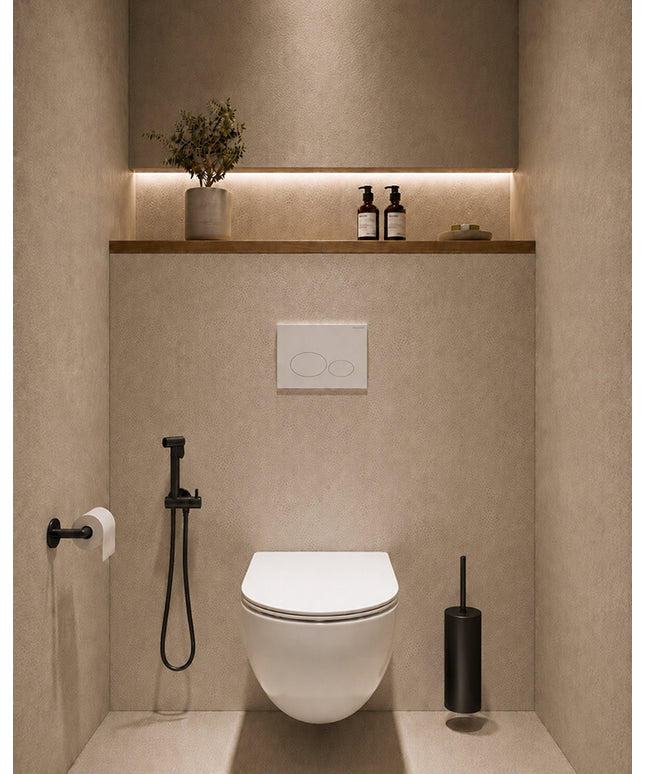 Wiesbaden Tivaro kit bidet avec douchette bidet noir mat - photo de détail | Schwertz & Co