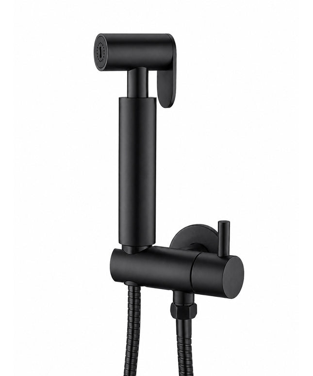 Wiesbaden Tivaro kit bidet avec douchette bidet noir mat - photo d'ambiance | Schwertz & Co