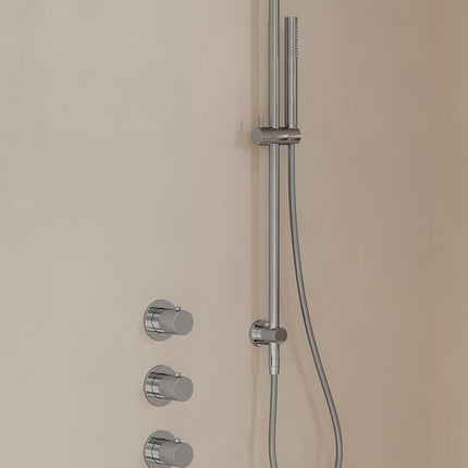 Wiesbaden Caral inbouwthermostaat beam hoofddouche staafhanddouche chroom - afbeelding 2 | Schwertz & Co