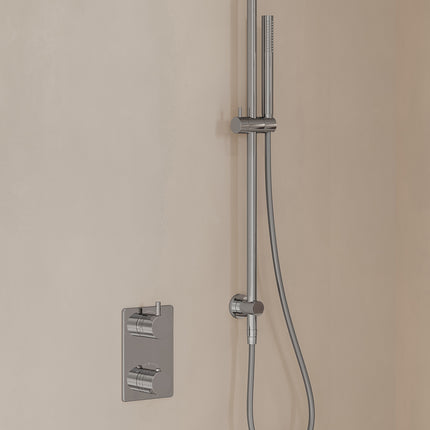 Wiesbaden Caral inbouwthermostaat beam hoofddouche staafhanddouche chroom - afbeelding 2 | Schwertz & Co