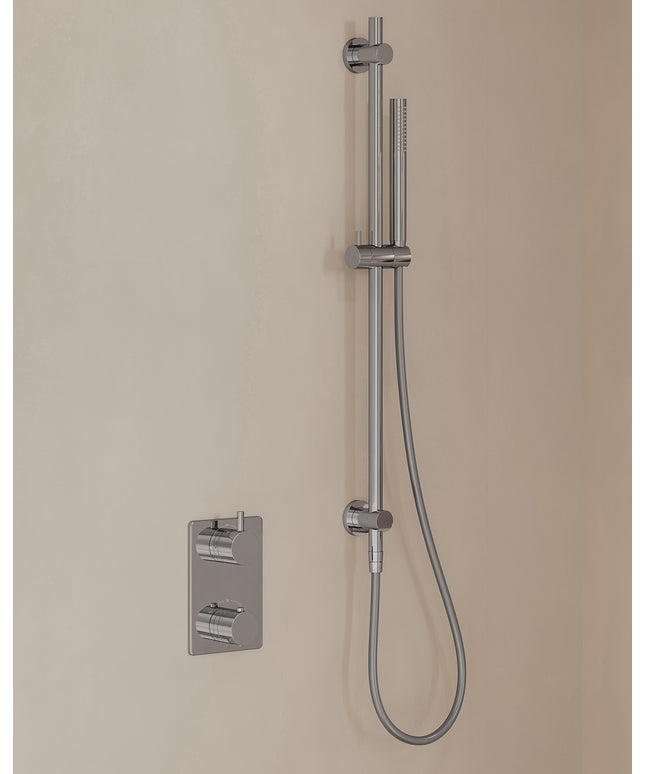 Wiesbaden Caral inbouwthermostaat beam hoofddouche staafhanddouche chroom - afbeelding 2 | Schwertz & Co