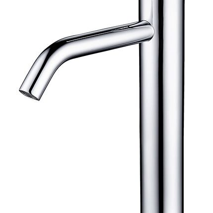 Wiesbaden Ribbd XL wastafelkraan hoog chroom | Schwertz & Co