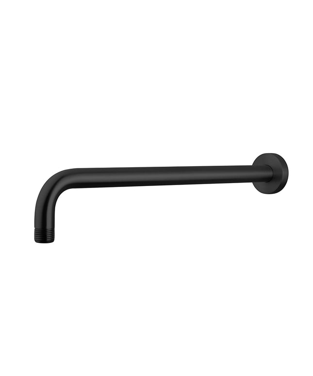 Wiesbaden UniMatch douchearm muurbevestiging 35 cm mat zwart | Schwertz & Co
