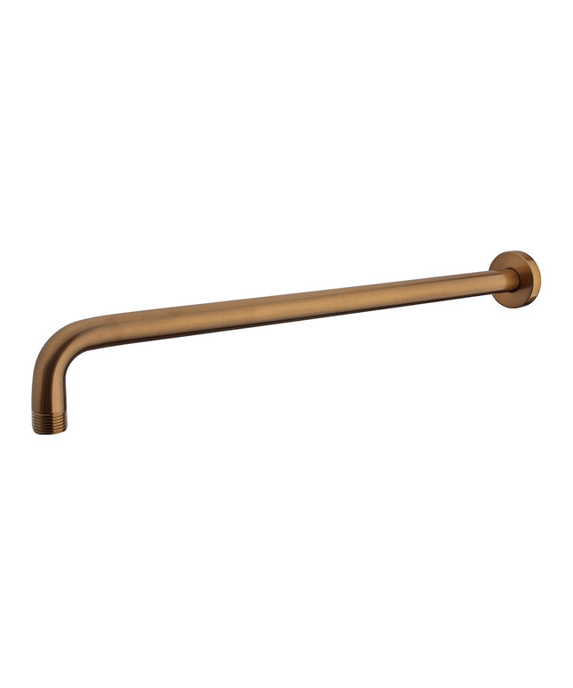 Wiesbaden UniMatch douchearm 45 cm geborsteld brons koper | Schwertz & Co