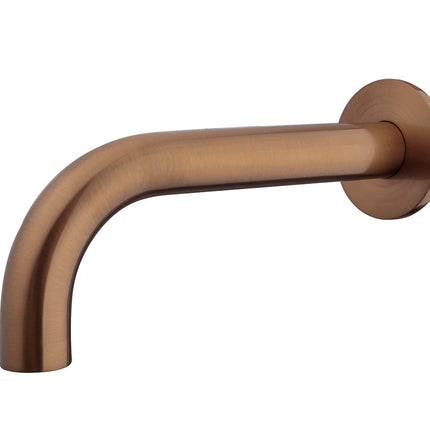 Wiesbaden Caral baduitloop rond 20 cm geborsteld brons koper PVD | Schwertz & Co