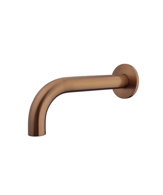 Wiesbaden Caral baduitloop rond 20 cm geborsteld brons koper PVD | Schwertz & Co