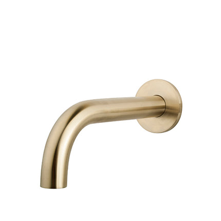 Wiesbaden Caral baduitloop rond 20 cm geborsteld messing PVD | Schwertz & Co