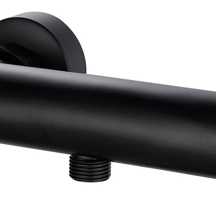 Xellanz Rio thermostatische douchemengkraan 15 cm mat zwart | Schwertz & Co