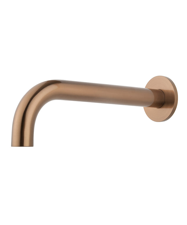 Wiesbaden Caral baduitloop rond 25 cm geborsteld brons koper PVD | Schwertz & Co