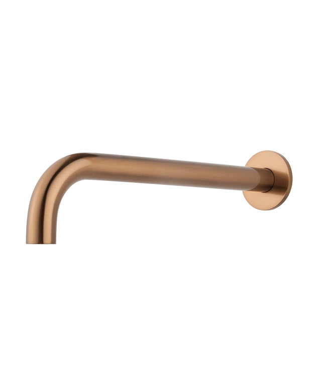 Wiesbaden Caral baduitloop rond 30 cm geborsteld brons koper PVD | Schwertz & Co