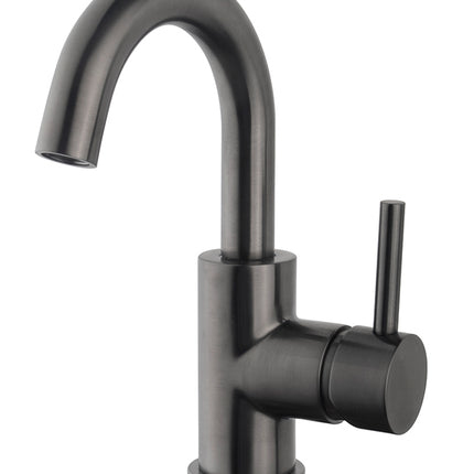 Wiesbaden Caral wastafelkraan draaibare uitloop gunmetal | Schwertz & Co