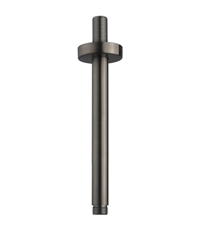 Wiesbaden UniMatch douchearm plafondbevestiging 20 cm gunmetal | Schwertz & Co