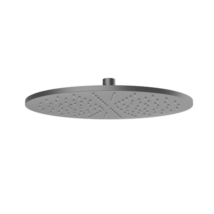 Wiesbaden UniMatch hoofddouche rond 30 x 0,8 cm gunmetal - detailfoto | Schwertz & Co