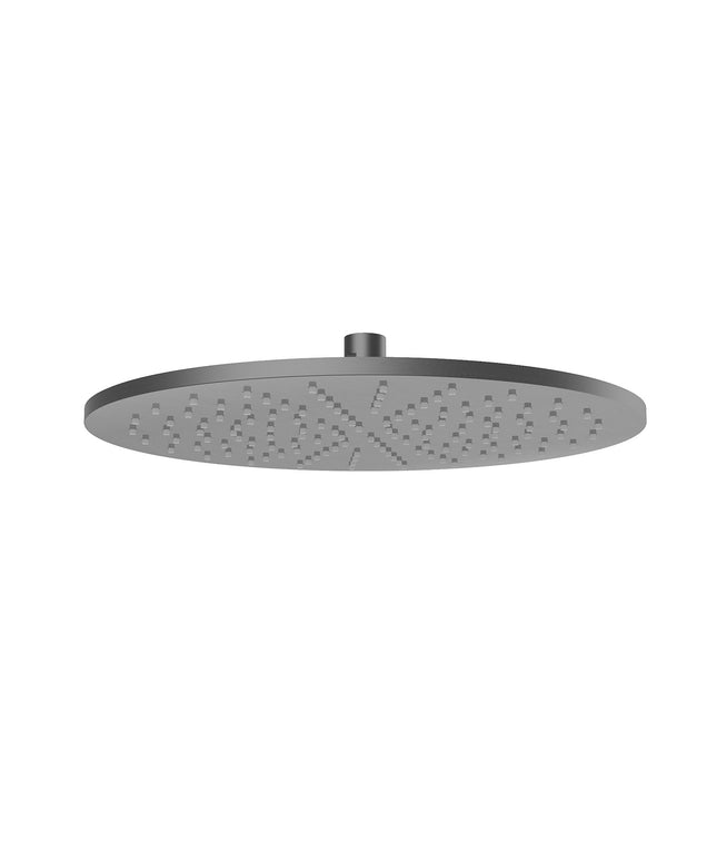 Wiesbaden UniMatch hoofddouche rond 30 x 0,8 cm gunmetal - detailfoto | Schwertz & Co