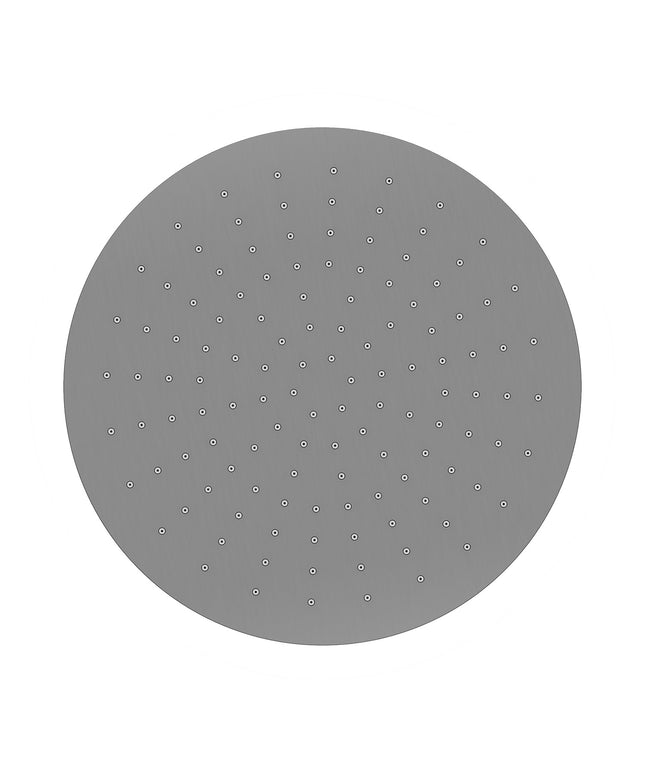 Wiesbaden UniMatch hoofddouche rond 30 x 0,8 cm gunmetal | Schwertz & Co