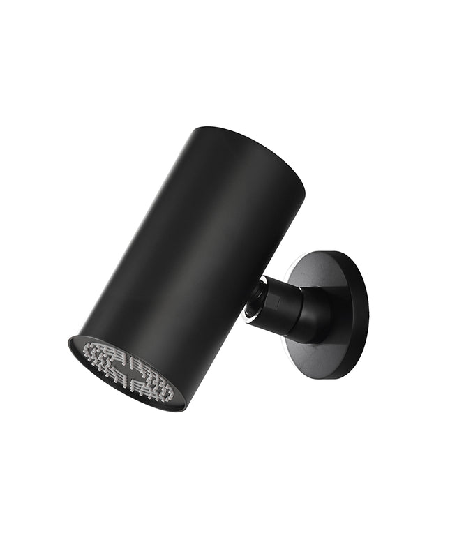 Wiesbaden UniMatch Beam hoofddouche rond mat zwart | Schwertz & Co