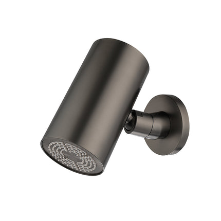 Wiesbaden UniMatch Beam hoofddouche rond gunmetal PVD | Schwertz & Co