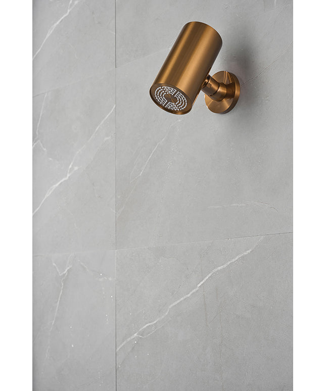 Wiesbaden UniMatch Beam hoofddouche geborsteld brons koper - detailfoto | Schwertz & Co