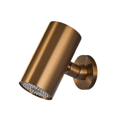 Wiesbaden UniMatch Beam hoofddouche rond geborsteld brons koper PVD | Schwertz & Co