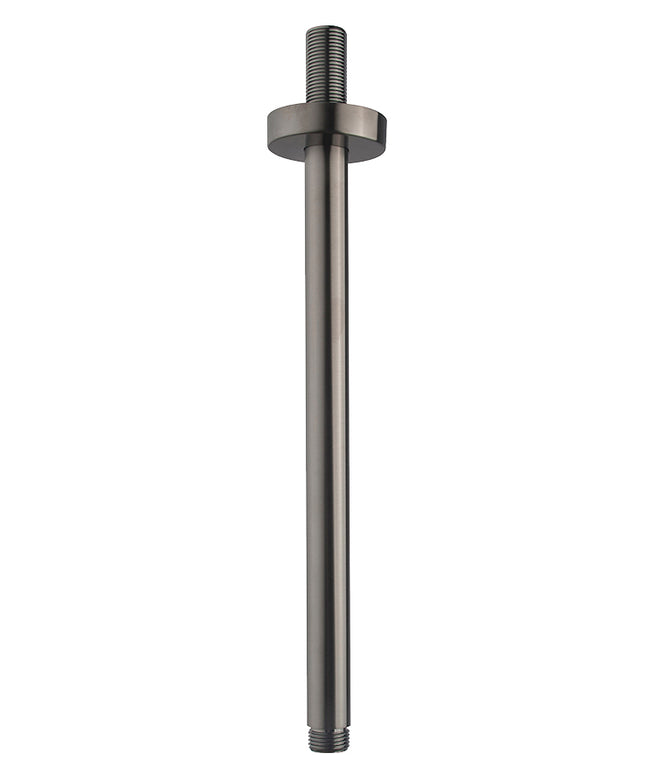 Wiesbaden UniMatch douchearm plafondbevestiging 30 cm gunmetal | Schwertz & Co