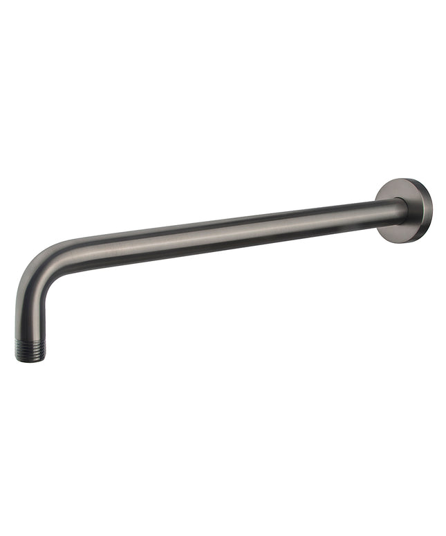 Wiesbaden UniMatch gebogen douchearm muurbevestiging 45 cm gunmetal | Schwertz & Co