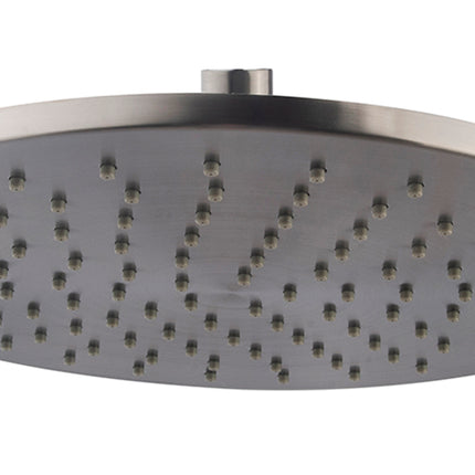 Wiesbaden UniMatch hoofddouche rond 25 cm gunmetal | Schwertz & Co
