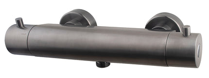 Wiesbaden Caral Cool Touch thermostatische douchemengkraan gunmetal | Schwertz & Co