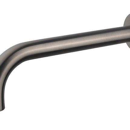 Wiesbaden Caral baduitloop rond 25 cm gunmetal PVD | Schwertz & Co