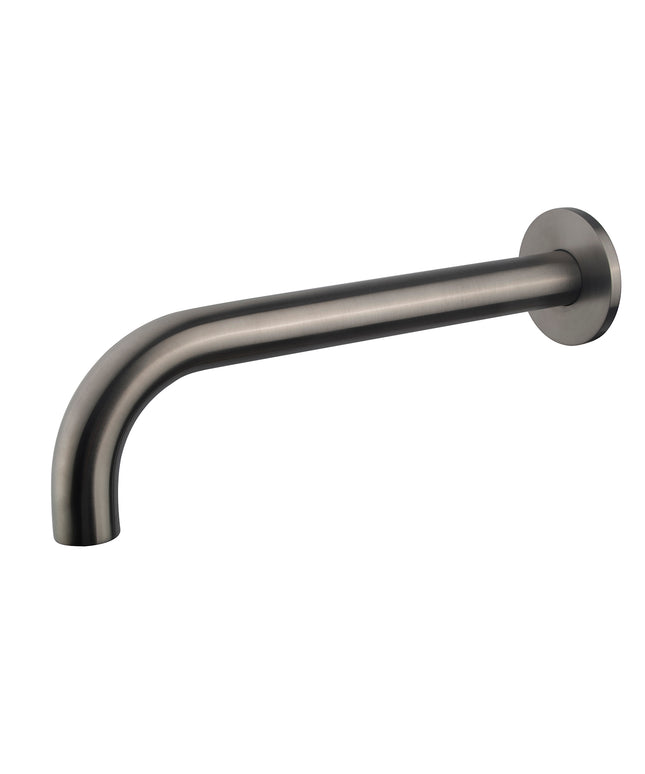 Wiesbaden Caral baduitloop rond 25 cm gunmetal PVD | Schwertz & Co
