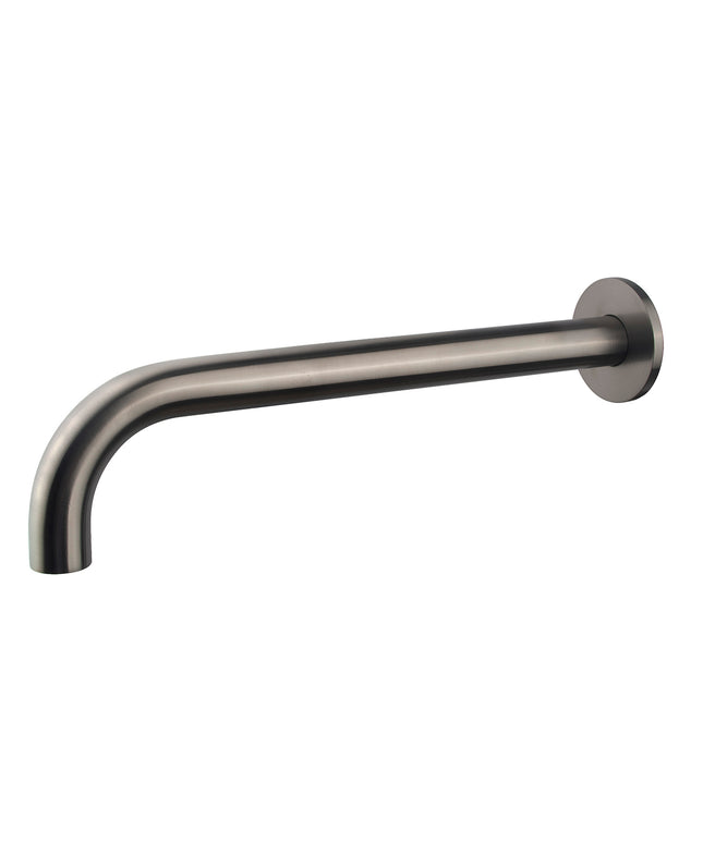 Wiesbaden Caral baduitloop rond 30 cm gunmetal PVD | Schwertz & Co