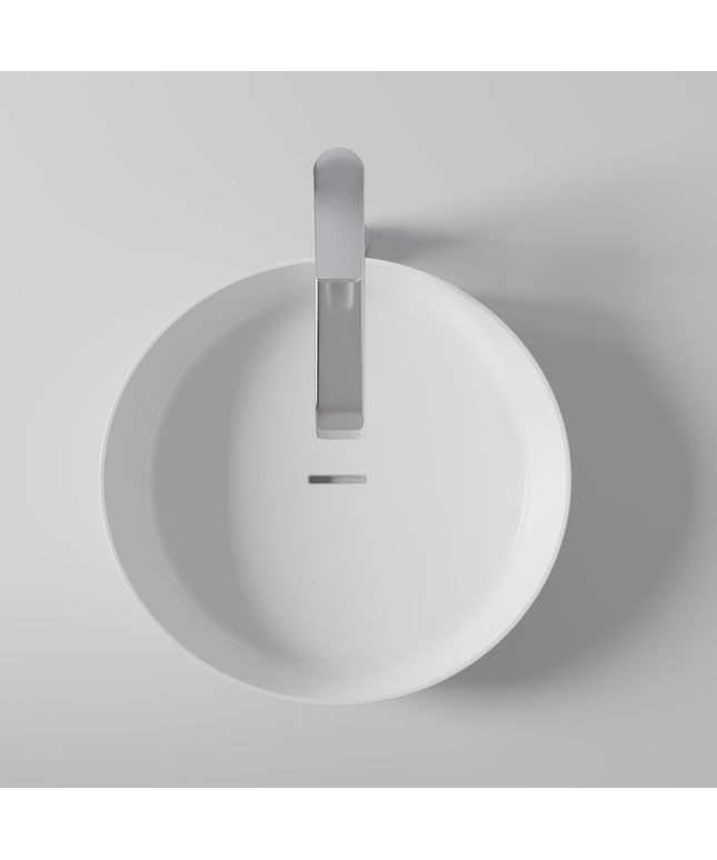 Creavit Ruby RB140 Waskom – Opbouw – Keramiek – 40x10x40 cm – Glanzend Wit