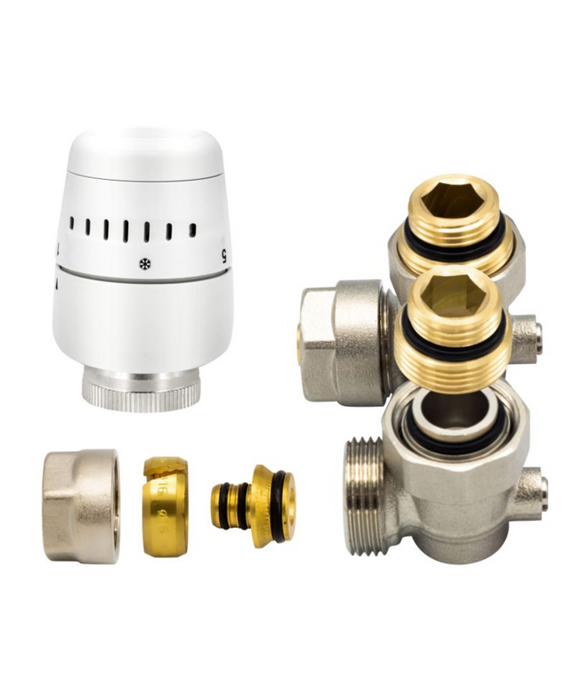 Radiador de baño de Belrad 1800x500mm - Chrome - Conexión central - 575W