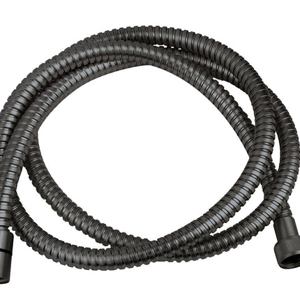 Wiesbaden UniMatch metalen doucheslang 150 cm gunmetal | Schwertz & Co
