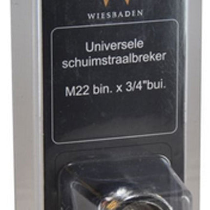Riko schuimstraalbreker M22 met verloop 3/4 inch buitendraad - detailfoto | Schwertz & Co