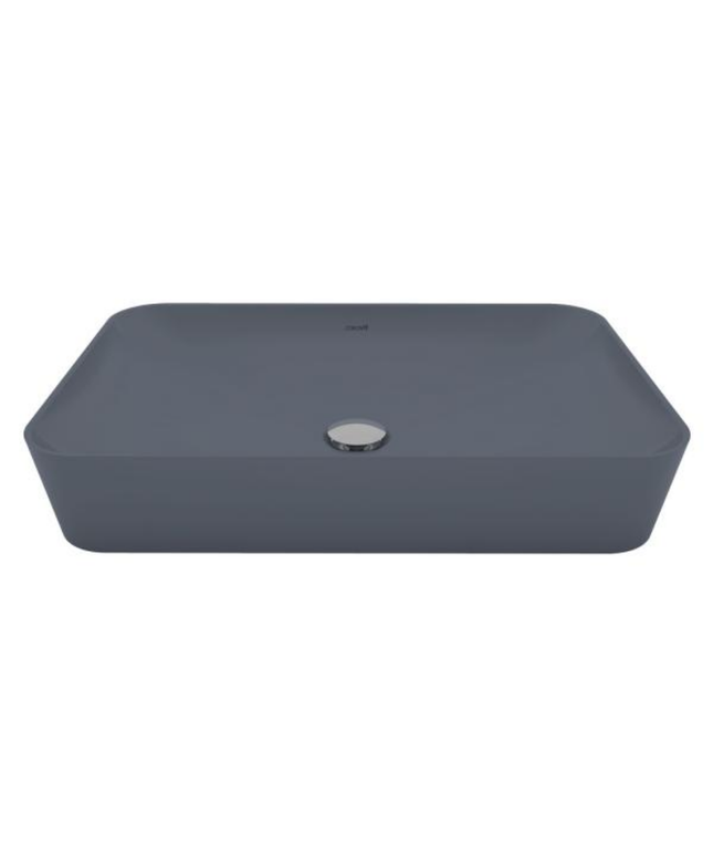 Creavit Ultra Keramische Opbouw Wastafel – 60x40 cm – Mat Basalt